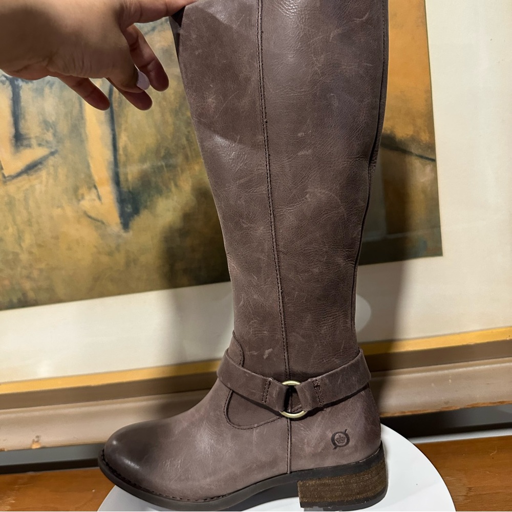 🌹BORN🌹 Saddler Tall Riding Boot Brown Size: 6M - Picture 12 of 14
